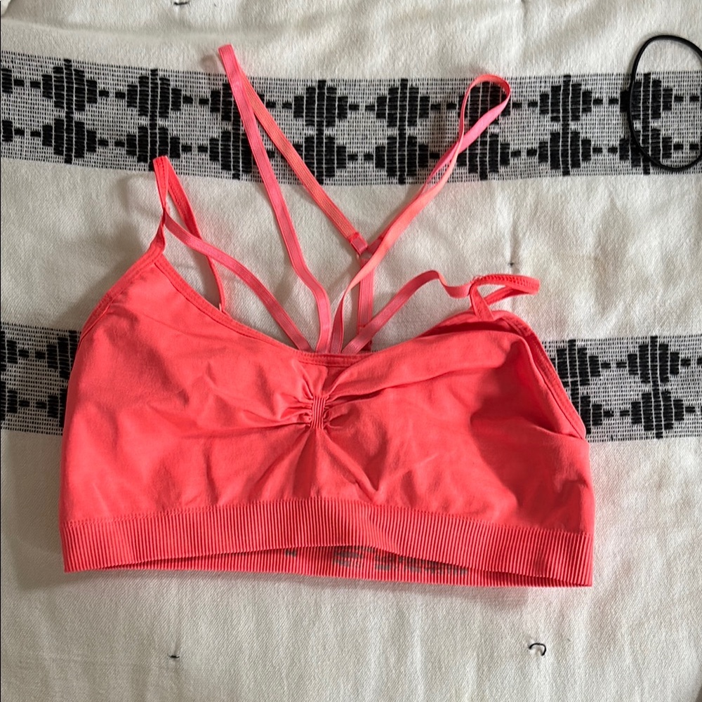 Coral Strappy Bralette